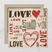 愛写真の誕生の発表 案内状 (正面/裏面)