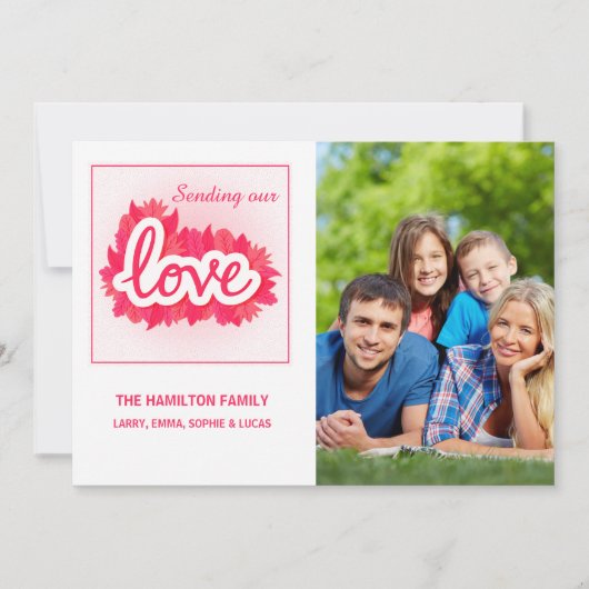 愛写真カード (正面)