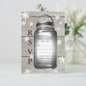 愛冬の納屋の結婚式RSVP 出欠カード (スタンド正面)