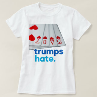愛切札の憎悪のTシャツ Tシャツ