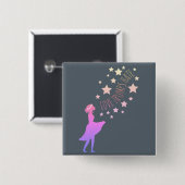 愛切札の憎悪ボタン 缶バッジ (正面&裏面)