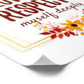 愛前向きと人生の受け入れの肯定 ポスター (角)