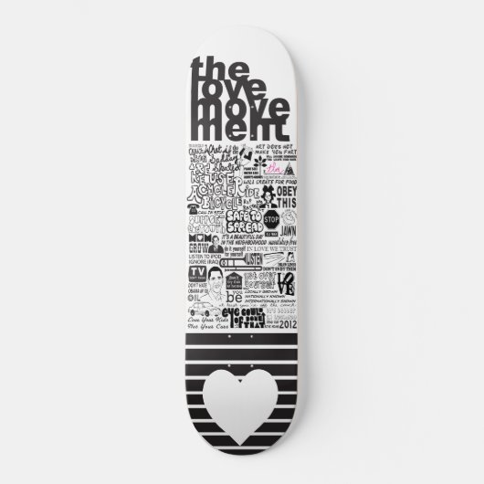 愛動き"ことわざ" スケートボード (正面)