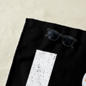 愛動揺してLGBTQグランジレズビアンプライド国旗 ビーチタオル (インサイチュ)