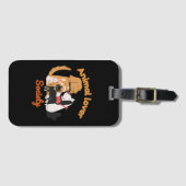 愛動物ファミリーデザイン ラゲッジタグ (正面横)