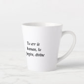 愛包まれたで：心温まるカップ カフェラテマグ (右)