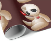 愛包装紙のブードゥーの人形の漫画 ラッピングペーパー (ロールコーナー)