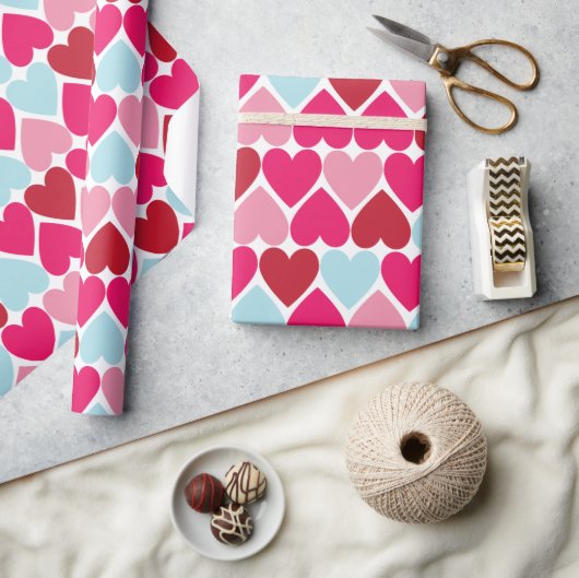 愛包装紙 ラッピングペーパー (クラフト)