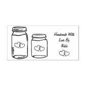 愛印付き手作り ラバースタンプ (インプリント)