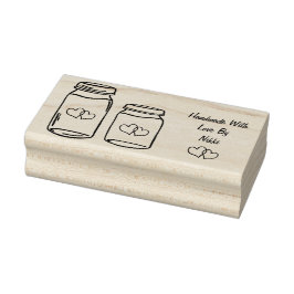 愛印付き手作り ラバースタンプ