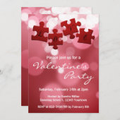 愛原稿のパズルの部分 招待状 (正面/裏面)