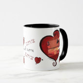 愛及びより多くの愛11oz。 マグ (正面右)