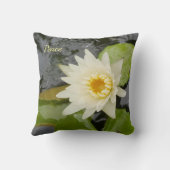 愛及び平和はす装飾用クッション クッション (裏面)