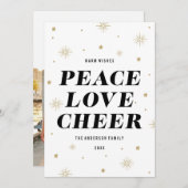 愛及び応援|の休日の写真カード シーズンカード (正面/裏面)