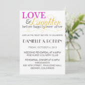 愛及び笑い声のリハーサルの招待状 招待状 (スタンド正面)