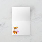 愛及び運のバレンタイン及び旧正月2in1カード シーズンカード (内部)