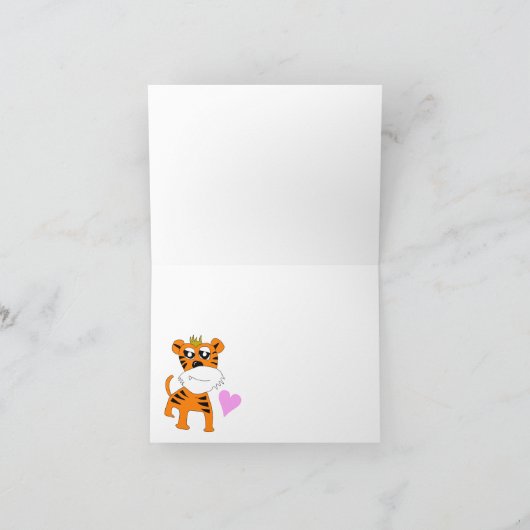 愛及び運のバレンタイン及び旧正月2in1カード シーズンカード (内部)