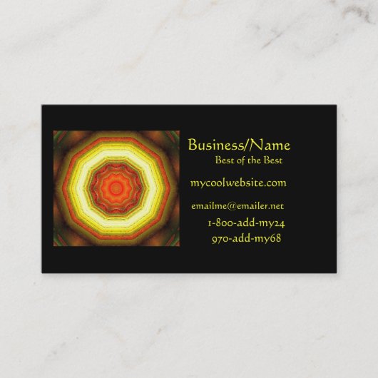 愛名刺の歌 名刺 (正面)