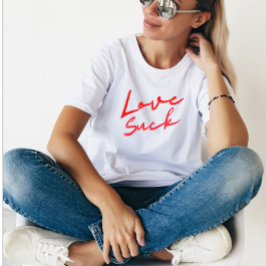 愛吸アンチバレンタインデーおもしろい Tシャツ