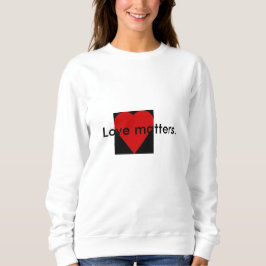 愛問題の引用文の女性のスエットシャツ スウェットシャツ