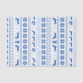 愛喜びの平和ウインナーは|のダックスフントのクリスマスの後をつけます 薄葉紙 (正面)