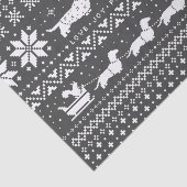 愛喜びの平和ウインナーは|のダックスフントのクリスマスの後をつけます 薄葉紙 (詳細)