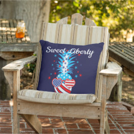 愛国おもしろい的パイナップル アウトドアクッション