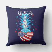 愛国おもしろい的パイナップル アウトドアクッション (裏面)