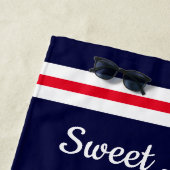 愛国おもしろい的パイナップル ビーチタオル (インサイチュ)