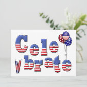 愛国お祝い 招待状 (スタンド正面)