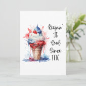 愛国のアイスTシャツ7月4日 シーズンカード (スタンド正面)