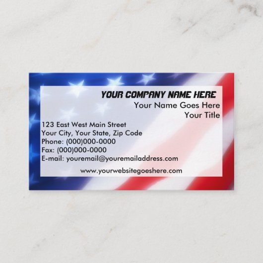 愛国の名刺 名刺 (正面)