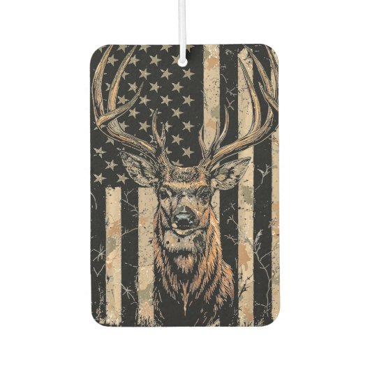 愛国の国王陛下：ハートランドの鹿 カーエアーフレッシュナー (正面)