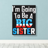 愛国の姉になろうと思う キャンバスプリント (インサイチュ (ウッドフロア))