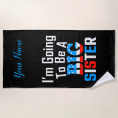 愛国の姉になろうと思う ビーチタオル (正面)