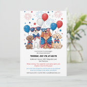 愛国の子犬たち7月4日 招待状 (スタンド正面)