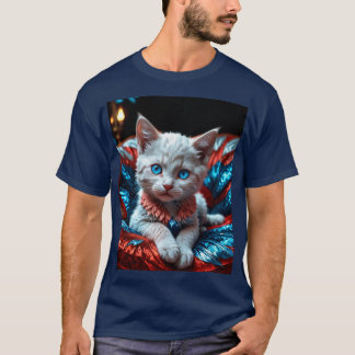 愛国の子猫 Tシャツ
