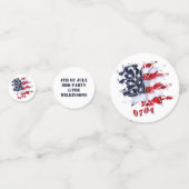 愛国の平和の花7月BBQパーティー コンフェッティ (正面)