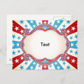 愛国の星条旗 ポストカード (正面/裏面)