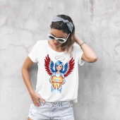 愛国の歯科用マムエンジェル – グリッター歯Tシャツ Tシャツ