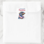 愛国の犬ダシュント スクエアシール (バッグ)