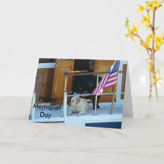 愛国の犬#3 カード (黄色い花)