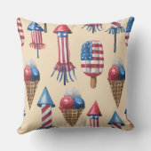 愛国の花火アイス クッション (裏面)