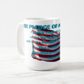 愛国の コーヒーマグカップ (正面左)