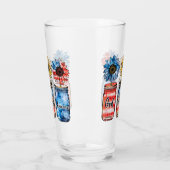 愛国ひまわり(ジャース) | 神の賛美アメリカ タンブラーグラス (左)