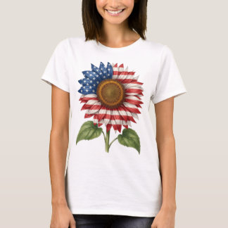 愛国ひまわり  Tシャツ
