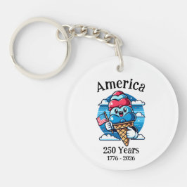 愛国アイスクリーム250年 キーホルダー
