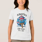 愛国アイスクリーム250年 トライブレンドTシャツ (正面)
