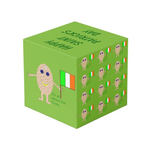 愛国アイリッシュエッグカスタムフォトキューブ フォトキューブ (裏面アングル)