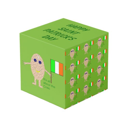 愛国アイリッシュエッグカスタムフォトキューブ フォトキューブ (正面アングル)